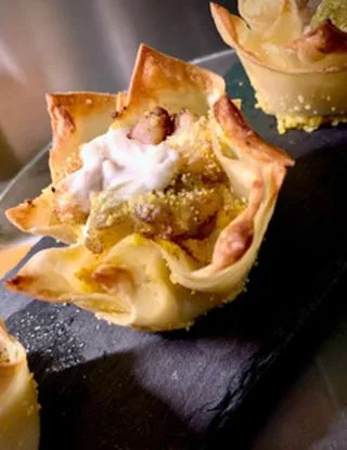 Cestini di lasagne ripieni