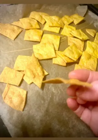 Crackers alla curcuma