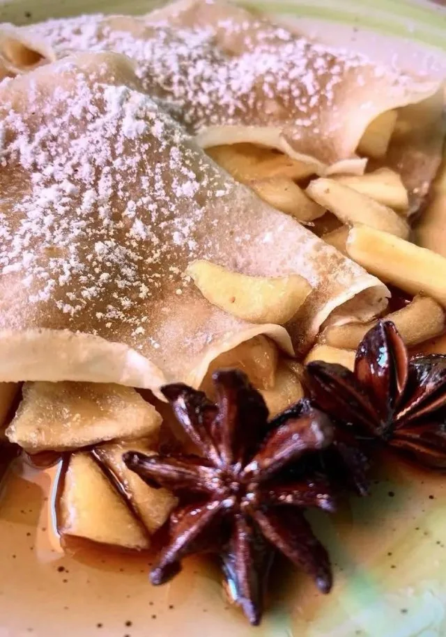 Crepes al profumo di anice stellato