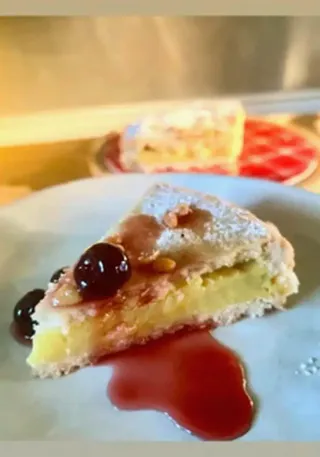 Crostata con crema lemon curd