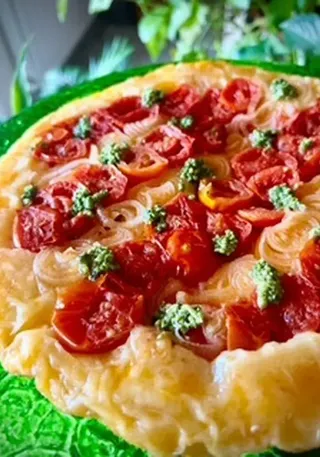 Tarte tatin ai pomodorini
